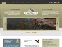 Tablet Screenshot of hotelpetra.sk